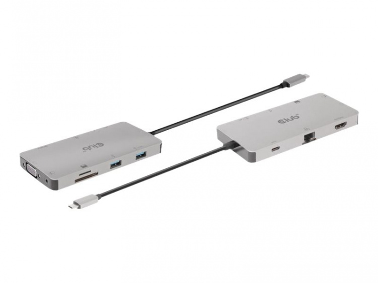 Club 3D USB Gen1 Type-C 9-i-1 hubb Dockningsstation