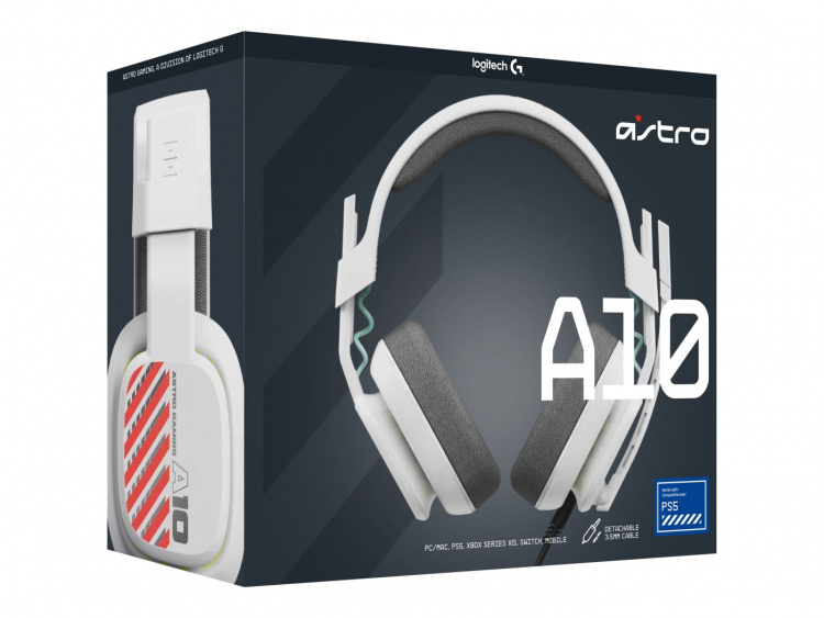 Astro Gaming A10 Gen 2 Kabelheadset Vit