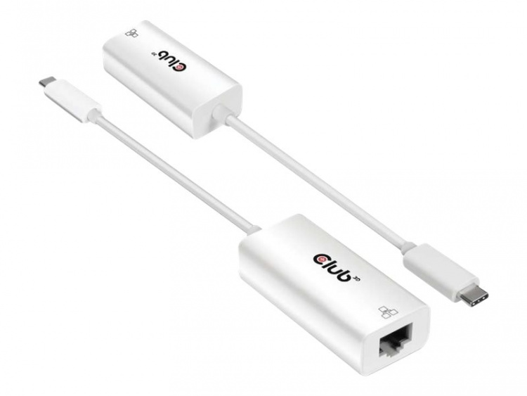 Club 3D nätverksadapter USB-C 3.2 Gen 1 1Gbps kabeldragning Club 3D nätverksadapter USB-C 3.2 Gen 1 1Gbps kabeldragning