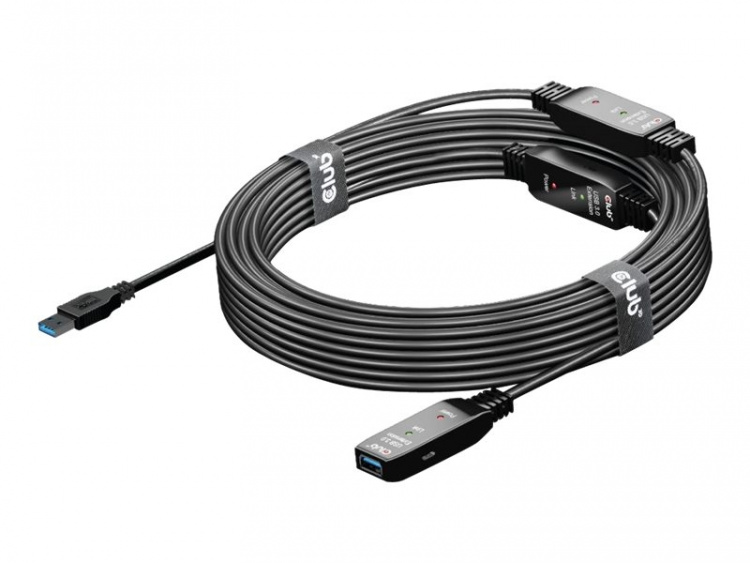 Club 3D USB 3.2 Gen1 Active Repeater Cable 15m M/F 28AWG