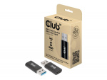 Club 3D USB 3.2 Gen 1 USB-C-adapter Svart