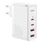 Baseus GaN2 Pro- Snabbladdare 2xUSB + 2xUSB-C 100W (Vit) Baseus GaN2 Pro- Snabbladdare 2xUSB + 2xUSB-C 100W (Vit)