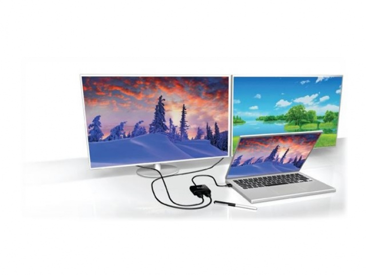 Club 3D Videoadapter DisplayPort / HDMI 20cm Sort Club 3D Videoadapter DisplayPort / HDMI 20cm Sort