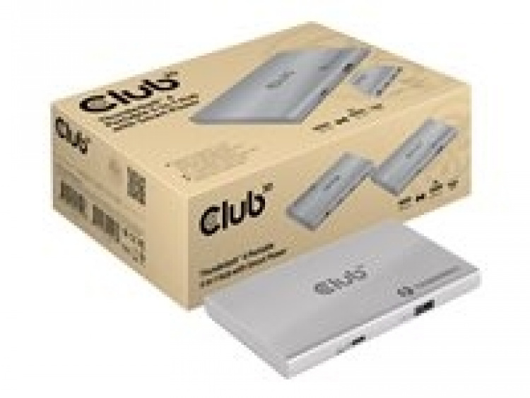 Club 3D Thunderbolt 4 Portabel 5-i-1 Hub med Smart Power Dockningsstation
