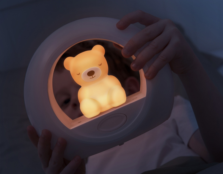 Zazu Billy mån nattlampa, björn, grå