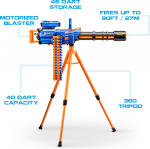 X-Shot Insanity-Motoriserad Age Fire Gatlin-pistol med stativ - skumgummipistol