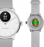 Withings Scanwatch Light smartklocka, 37 mm, vit/grå