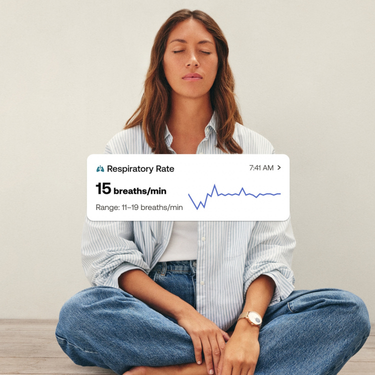 Withings Scanwatch Light smartklocka, 37 mm, vit/grå