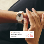 Withings Scanwatch Light smartklocka, 37 mm, vit/roséguld Withings Scanwatch Light smartklocka, 37 mm, vit/roséguld