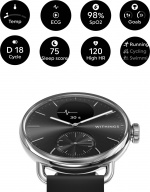Withings Scanwatch 2 smartklocka, 38 mm, svart