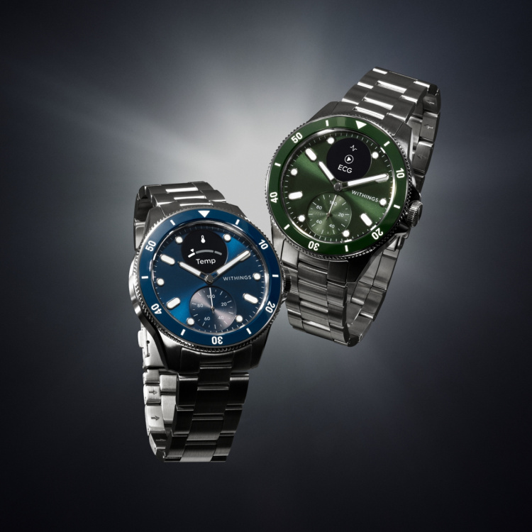 Withings Scanwatch Nova smartklocka, 42 mm, grön