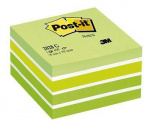 3M Post-it-anteckningskuber grön pastell 76 x 76 mm