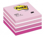 3M Post-it anteckningskub rosa pastell 76 x 76 mm