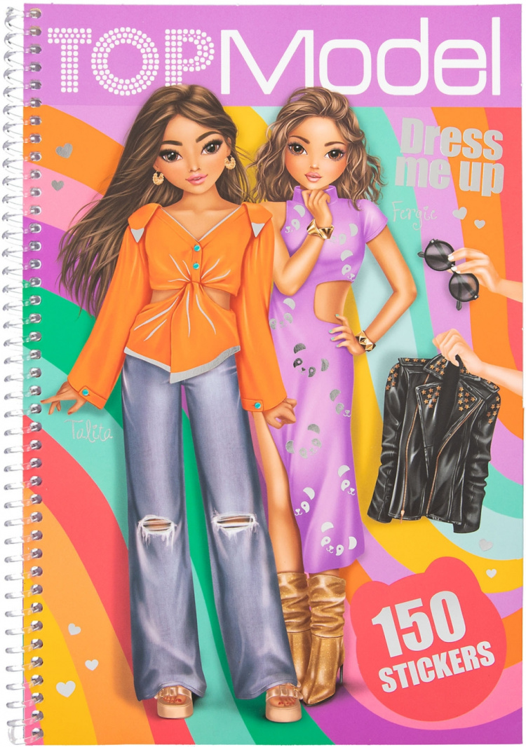 TOPModel Dress Me Up - klistermärkesbok