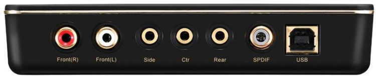 ASUS Xonar U7MKII USB-ljudkort, svart