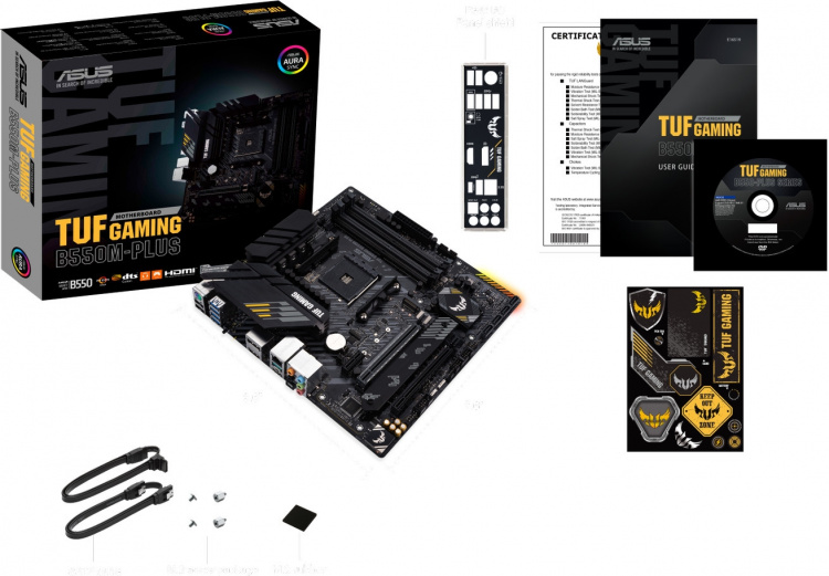 ASUS TUF GAMING B550M-PLUS AM4 mikroATX-moderkort