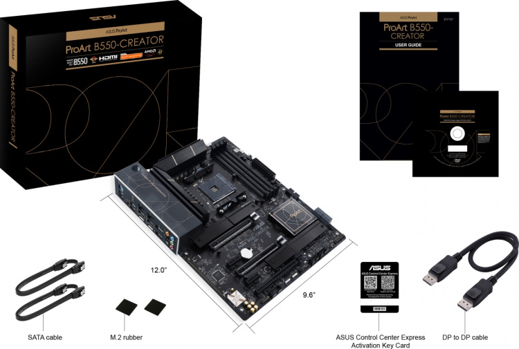 ASUS ProArt B550-Creator AM4 ATX-moderkort