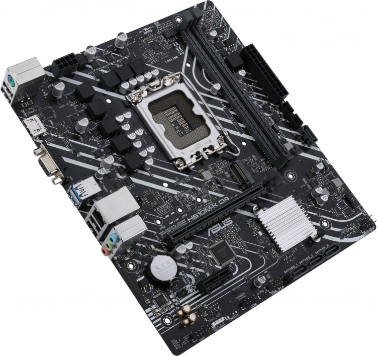 ASUS PRIME H610M-K D4 LGA 1700 mATX-moderkort ASUS PRIME H610M-K D4 LGA 1700 mATX-moderkort