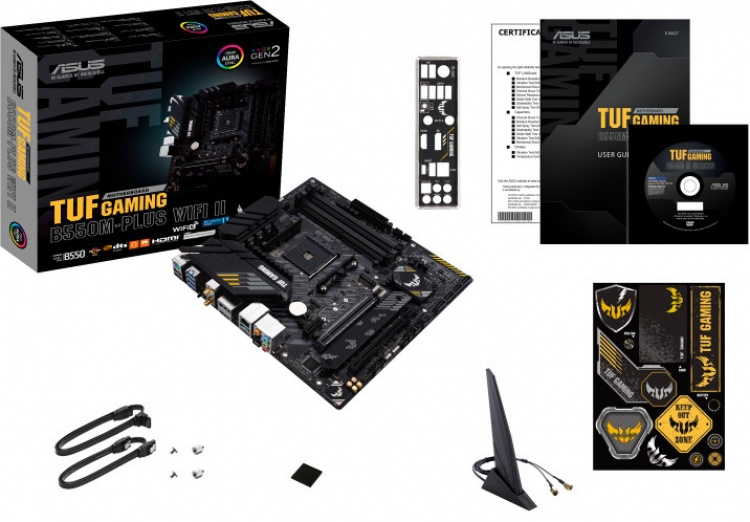 ASUS TUF GAMING B550M-PLUS WIFI II AM4 mikro-ATX-moderkort
