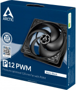 Arctic Cooling Arctic P12 PWM-fläkt, 120 mm, svart