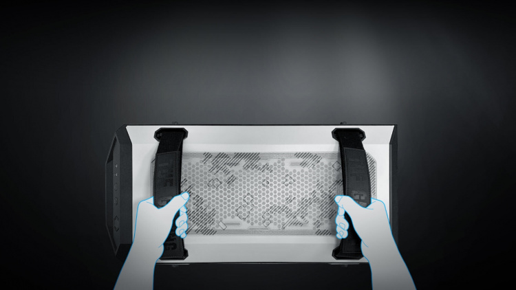 ASUS TUF Gaming GT501 ATX-chassi med fönster, vit