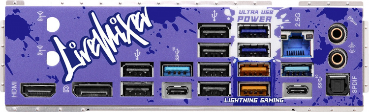 ASRock Z790 LiveMixer LGA1700 ATX-moderkort ASRock Z790 LiveMixer LGA1700 ATX-moderkort