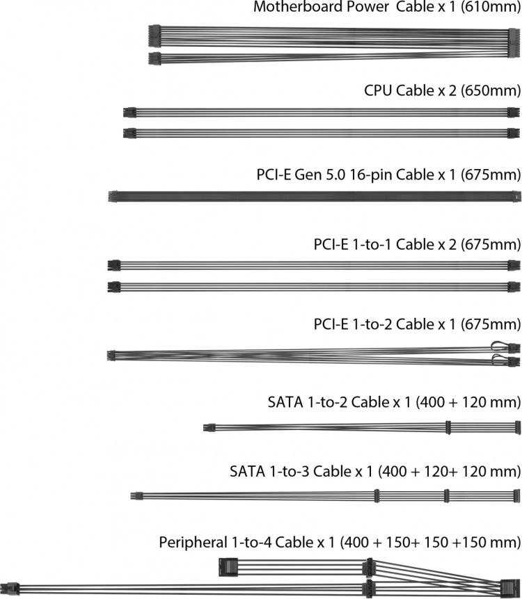 ASUS TUF Gaming 1000W ATX-strömförsörjning, 1000 W