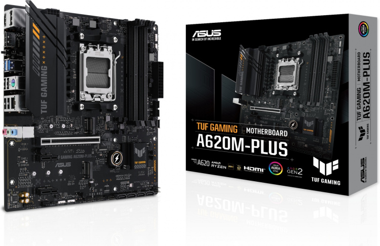 ASUS TUF GAMING A620M-PLUS mATX-moderkort