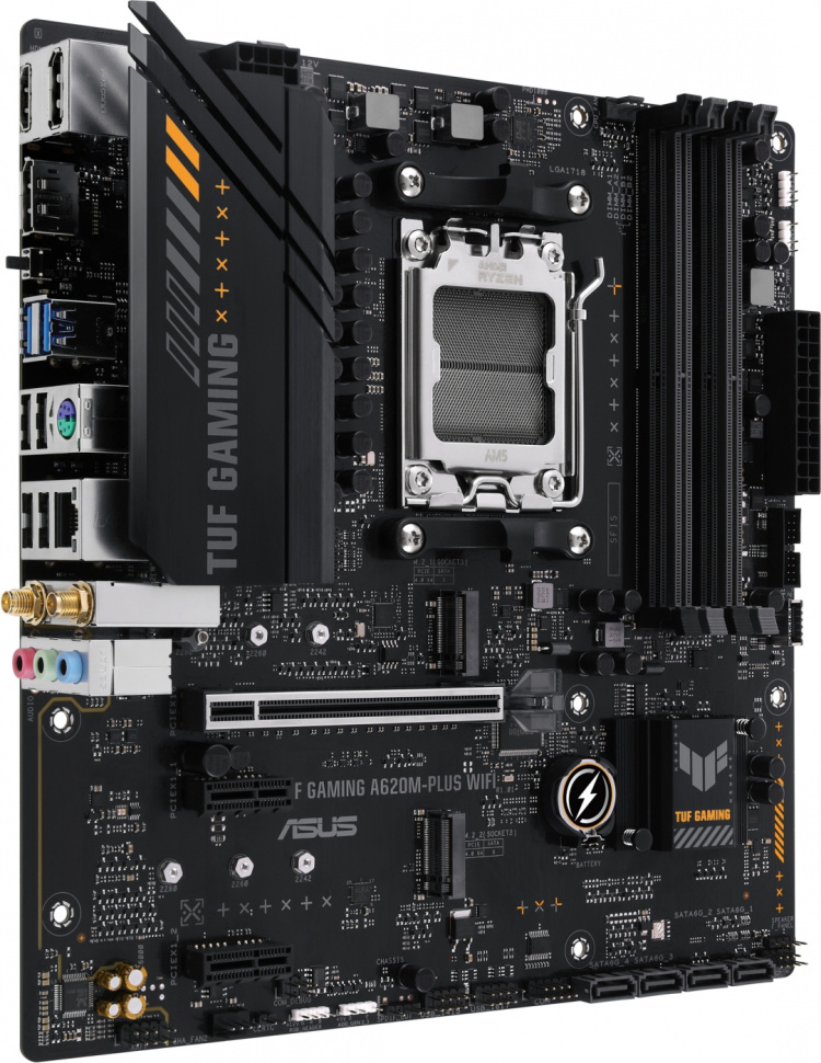 ASUS TUF GAMING A620M-PLUS WIFI mATX-moderkort