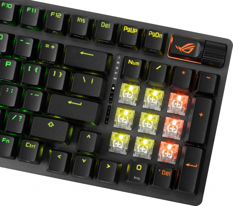 ASUS ROG Strix Scope II 96 trådlöst tangentbord för spel