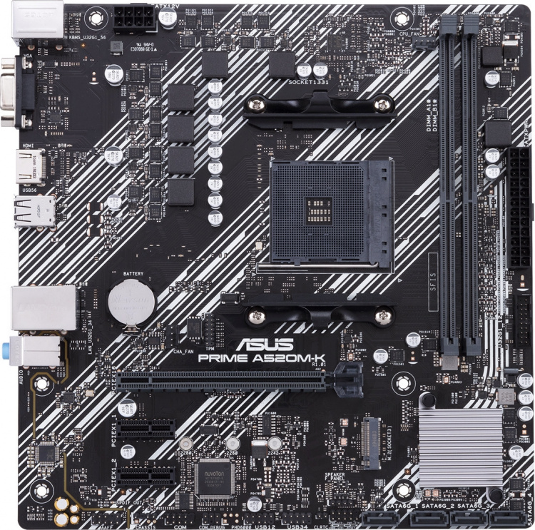 ASUS Prime PRIME A520M-K mATX-moderkort ASUS Prime PRIME A520M-K mATX-moderkort