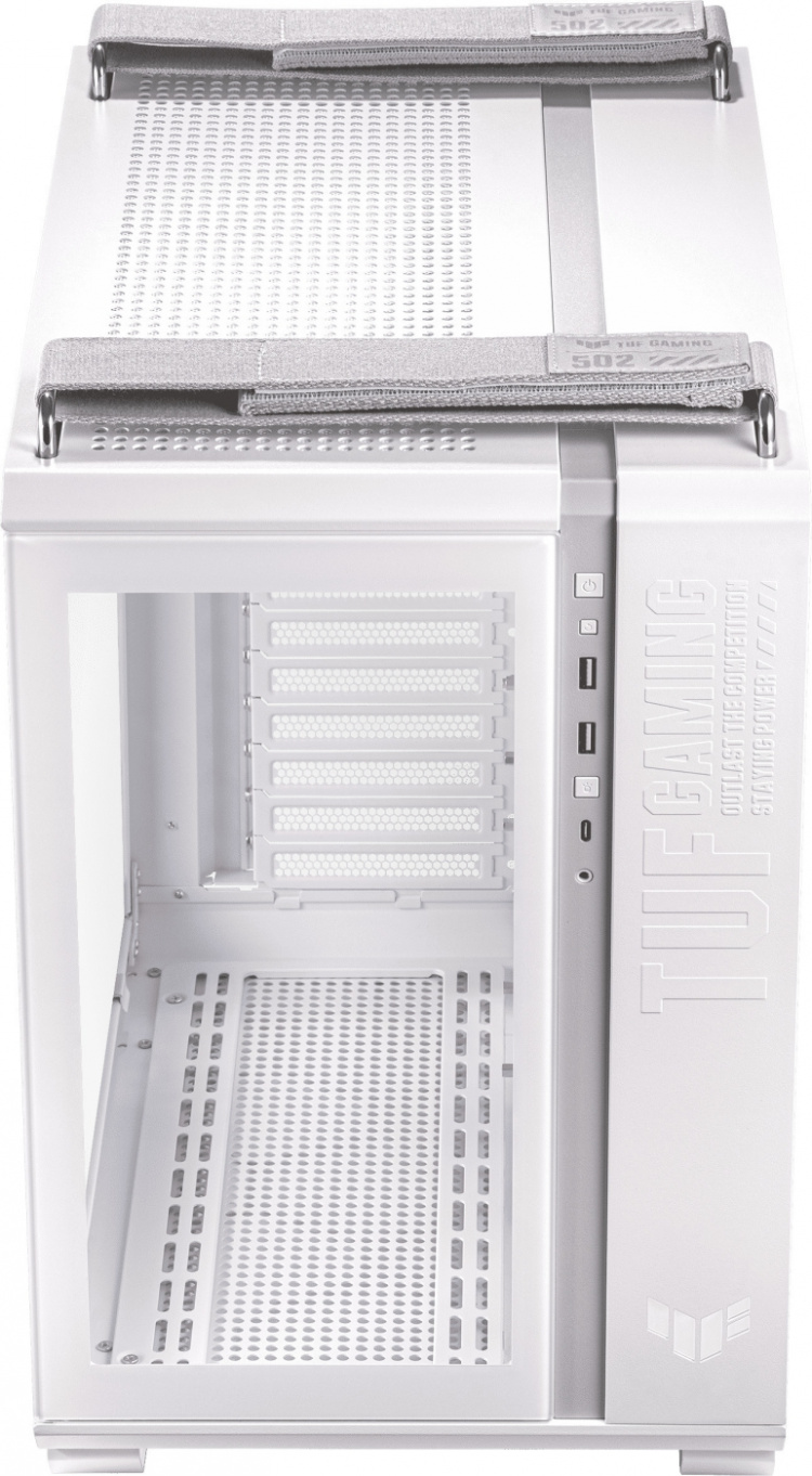 ASUS TUF Gaming GT502 PLUS TG ARGB ATX-chassi med fönster, vit ASUS TUF Gaming GT502 PLUS TG ARGB ATX-chassi med fönster, vit