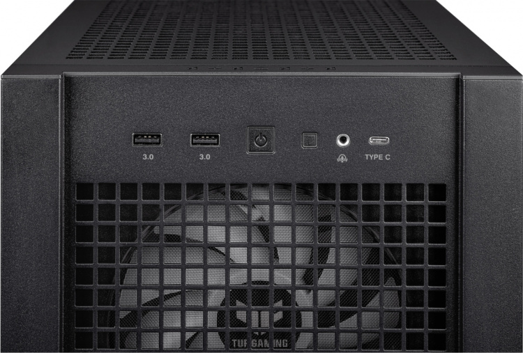 ASUS TUF Gaming GT302 TG ARGB ATX-chassi med fönster, svart