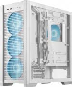 ASUS TUF Gaming GT302 TG ARGB ATX-chassi med fönster, vit