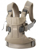 BabyBjörn Carrier One Air -slinga, Grå Beige 3D Mesh