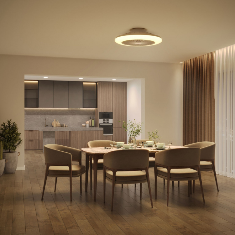 Philips Amigo Takfläkt med LED-belysning Varm-/kallvitt 4000 lm