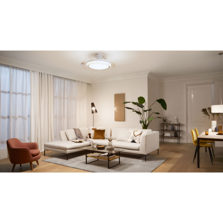 Philips Bliss Takfläkt med LED-belysning Varm-/kallvitt 4500 lm