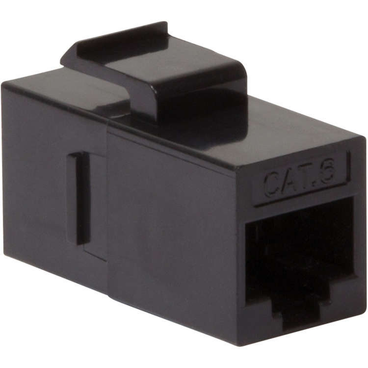 LogiLink Keystone-skarvdon Cat6 UTP 2 x RJ45 Svart LogiLink Keystone-skarvdon Cat6 UTP 2 x RJ45 Svart