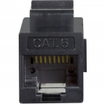LogiLink Keystone-skarvdon Cat6 UTP 2 x RJ45 Svart LogiLink Keystone-skarvdon Cat6 UTP 2 x RJ45 Svart