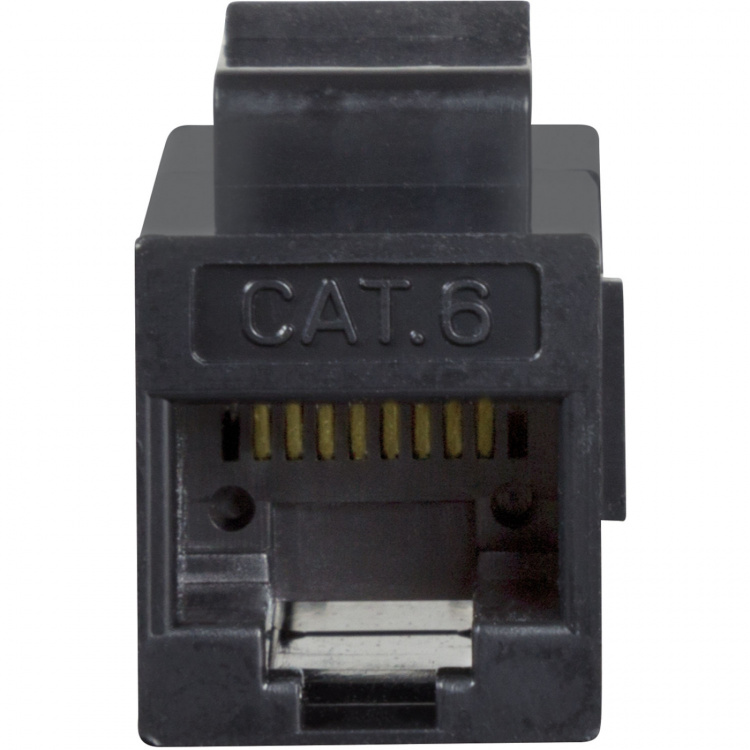 LogiLink Keystone-skarvdon Cat6 UTP 2 x RJ45 Svart LogiLink Keystone-skarvdon Cat6 UTP 2 x RJ45 Svart