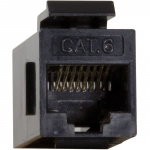 LogiLink Keystone-skarvdon Cat6 UTP 2 x RJ45 Svart LogiLink Keystone-skarvdon Cat6 UTP 2 x RJ45 Svart