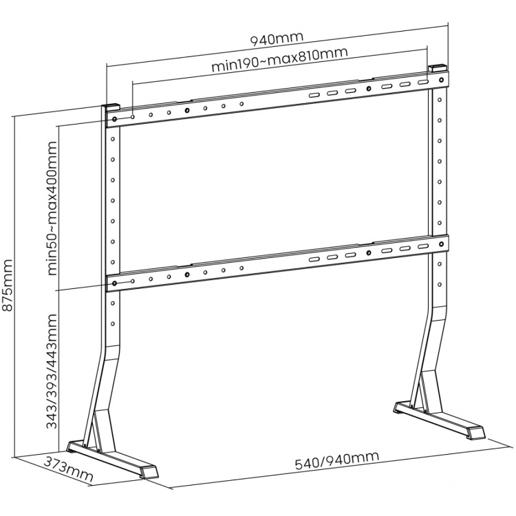 LogiLink Bordsstativ för TV 45 LogiLink Bordsstativ för TV 45