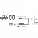 LogiLink Bluetooth-mottagare och handsfree AUX 3,5 mm BT5.3