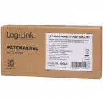 LogiLink Patchpanel 12-portar Cat6 för 10 LogiLink Patchpanel 12-portar Cat6 för 10