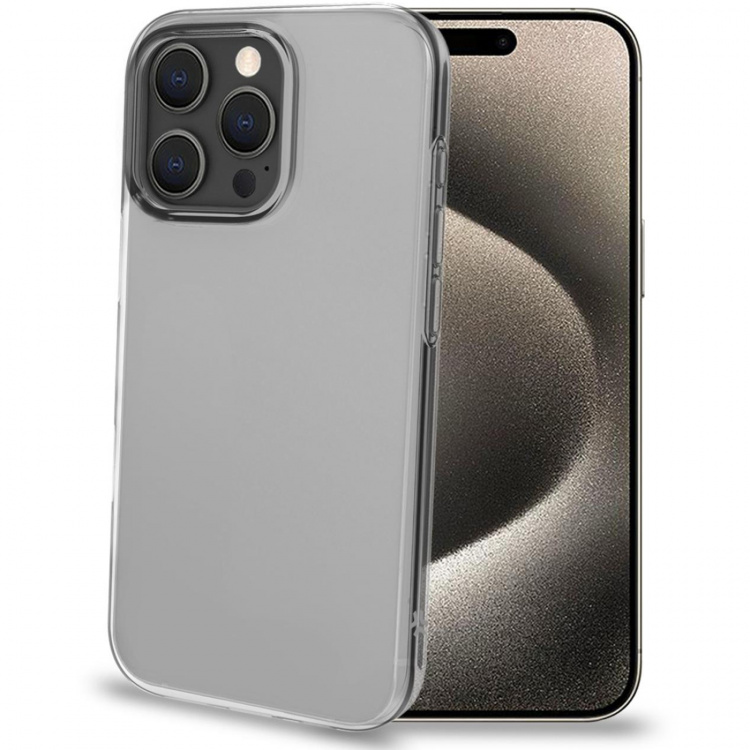 Celly Gelskin TPU Cover iPhone 16 Pro Transparent