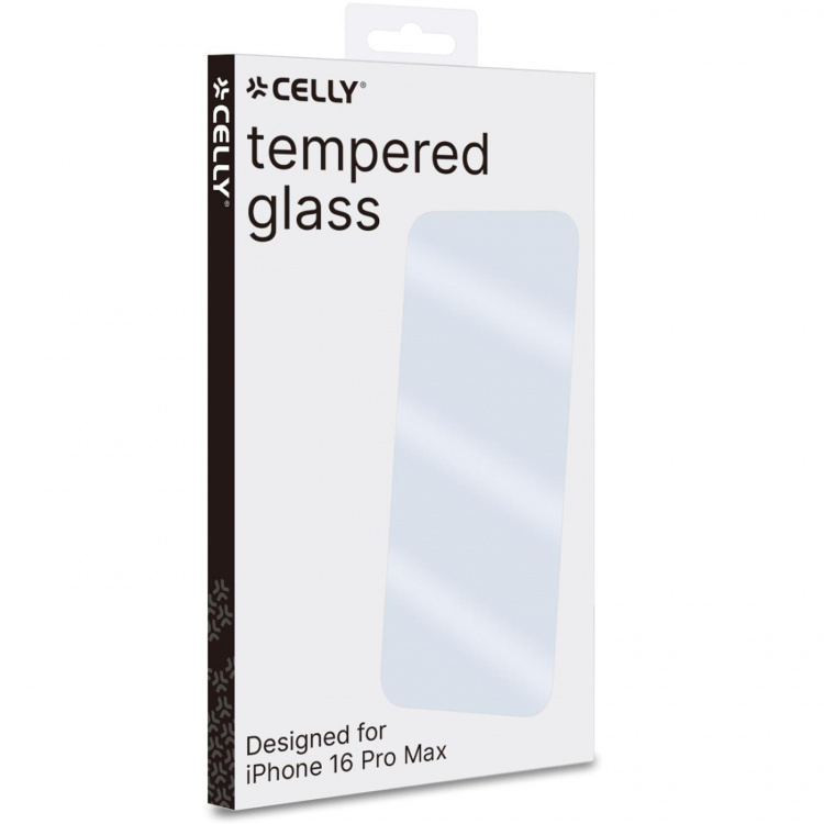 Celly Easy Skärmskydd Härdat glas iPhone 16 Pro Max