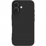 Celly Cromo Soft rubber case iPhone 16 Svart