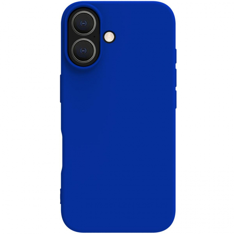 Celly Cromo Soft rubber case iPhone 16 Blå