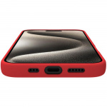Celly Cromo Soft rubber case iPhone 16 Röd Celly Cromo Soft rubber case iPhone 16 Röd