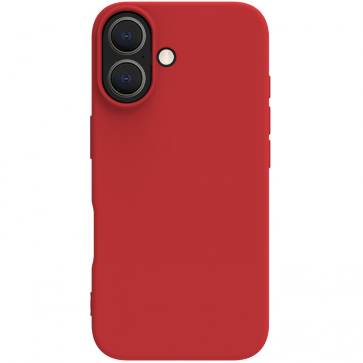 Celly Cromo Soft rubber case iPhone 16 Röd Celly Cromo Soft rubber case iPhone 16 Röd